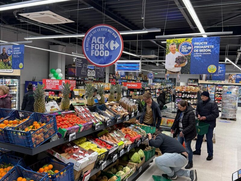 Plata in rate Carrefour chirie lunara de la 5.574 € +TVA, indexat anual.